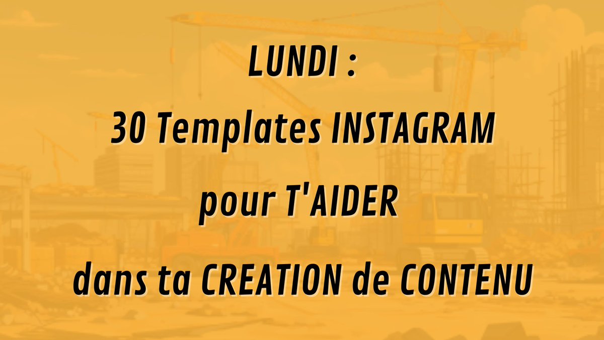 Lundi: le parfait jour pour planifier une semaine de créativité avec Canva. 

Quel projet visuel allez-vous concrétiser cette semaine?

Pour t'aider, 30 templates instagram ici : swiy.co/N30