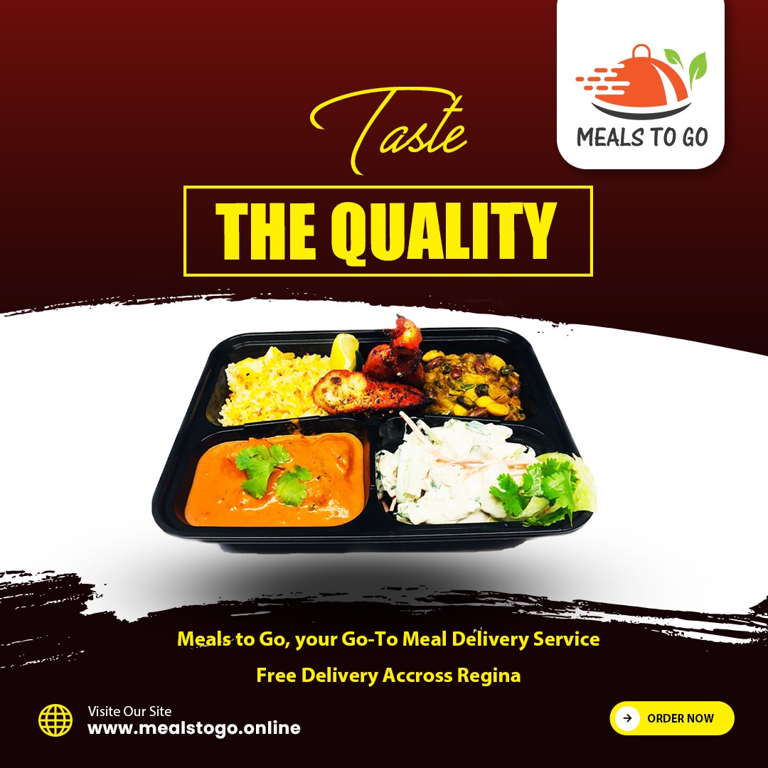 MealsToGoOnline's tweet photo. @MealsToGoOnline, your go-to meal delivery service. Our mission is to deliver delicious meals to people all across Regina.

Delivery will be daily between 4.30 PM to 6.30 PM.

Don't miss out! Visit our website https://t.co/a3mCDvdYSq to place your order today. Meals to Go https://t.co/WRaz4rsQrO