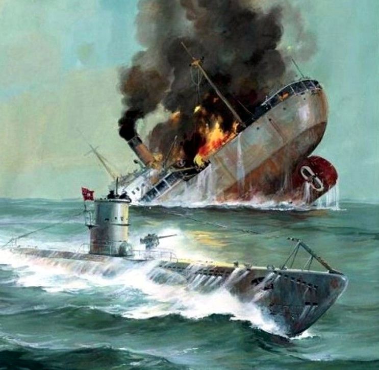 On 16th Feb 1942 the tanker SS San Nicolas🏴󠁧󠁢󠁥󠁮󠁧󠁿 was hit by a torpedo & sank in flames in the Gulf of Venezuela🇻🇪 with the loss of 7 Crew (19 survived) incl Chief Officer Samuel Kane aged 28 from Islandmagee Co Antrim & 3rd Engineer Officer Rupert Kenney aged 35 from Dame St Dublin🇮🇪
