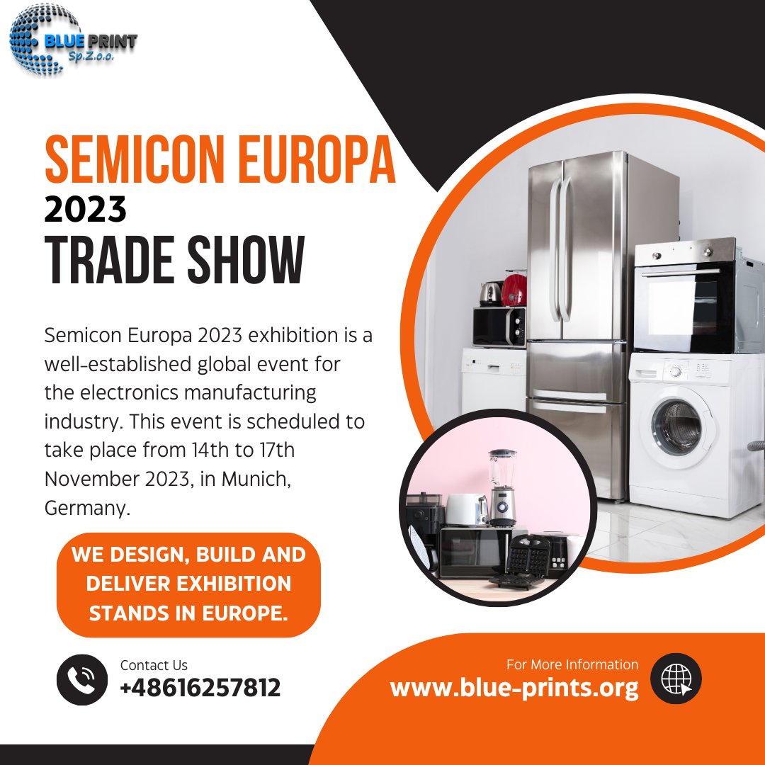 #SemiconEuropa 2023 #exhibition is a well-established global event for the #electronics manufacturing #industry. This event is scheduled to take place from 14th to 17th November 2023, in #Munich, #Germany.
To know more visit here: blue-prints.org/semicon-europa/