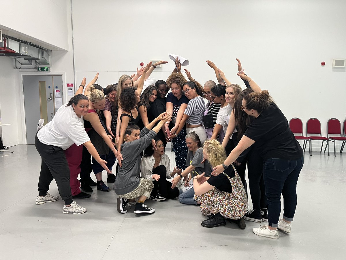 @DeafinitelyT two days rehearsal this weekend preparing for their performance The Vagina Monologues next Sat @HackneyEmpire I love and very proud of everyone in this photo. They are all awesome ⭐️💗⭐️