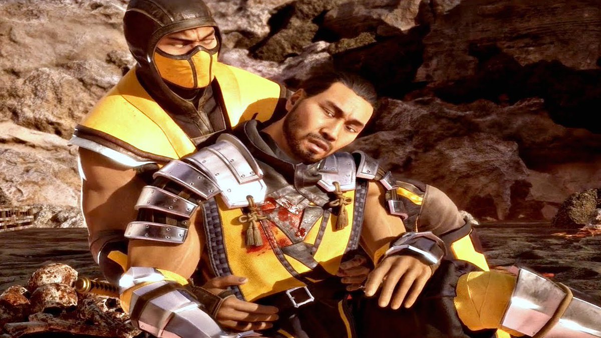 HELLPORTS's tweet photo. ⠀ ⠀ ⠀ ⠀ ⠀ 
clutching  @SCORCHlNGSUN 
to  his  chest .  they  got  hanzo  💔 https://t.co/OeCoaGuOfC