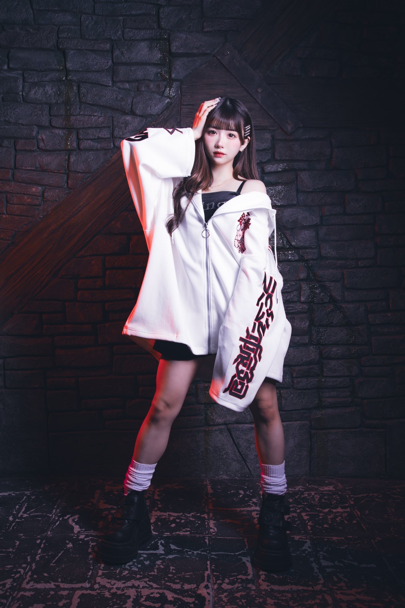 KRY×GALFY×TENRIN コラボパーカー[黒] ガルフィー GALFY ヤニラバーズ パーカー 黒 L サイズ - メルカリ