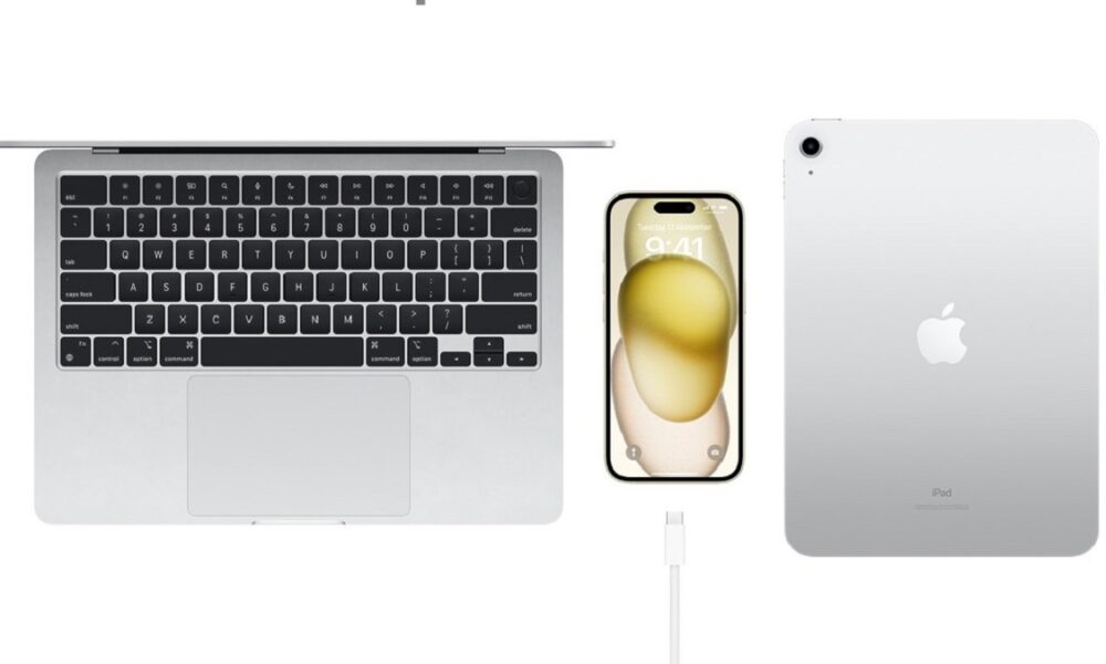 GlobalBrandsMag's tweet image. 🔌 iPhone 15: Game-changing USB-C port for seamless, clutter-free charging. One cable, multiple devices—Macs, iPads, iPhones, and more! ⚡️🌐   Lightning-fast speeds. Embrace the future! ⚡️
📱 #iPhone15 #USBCTech 

Learn more:  globalbrandsmagazine.com/usb-c-port-iph…