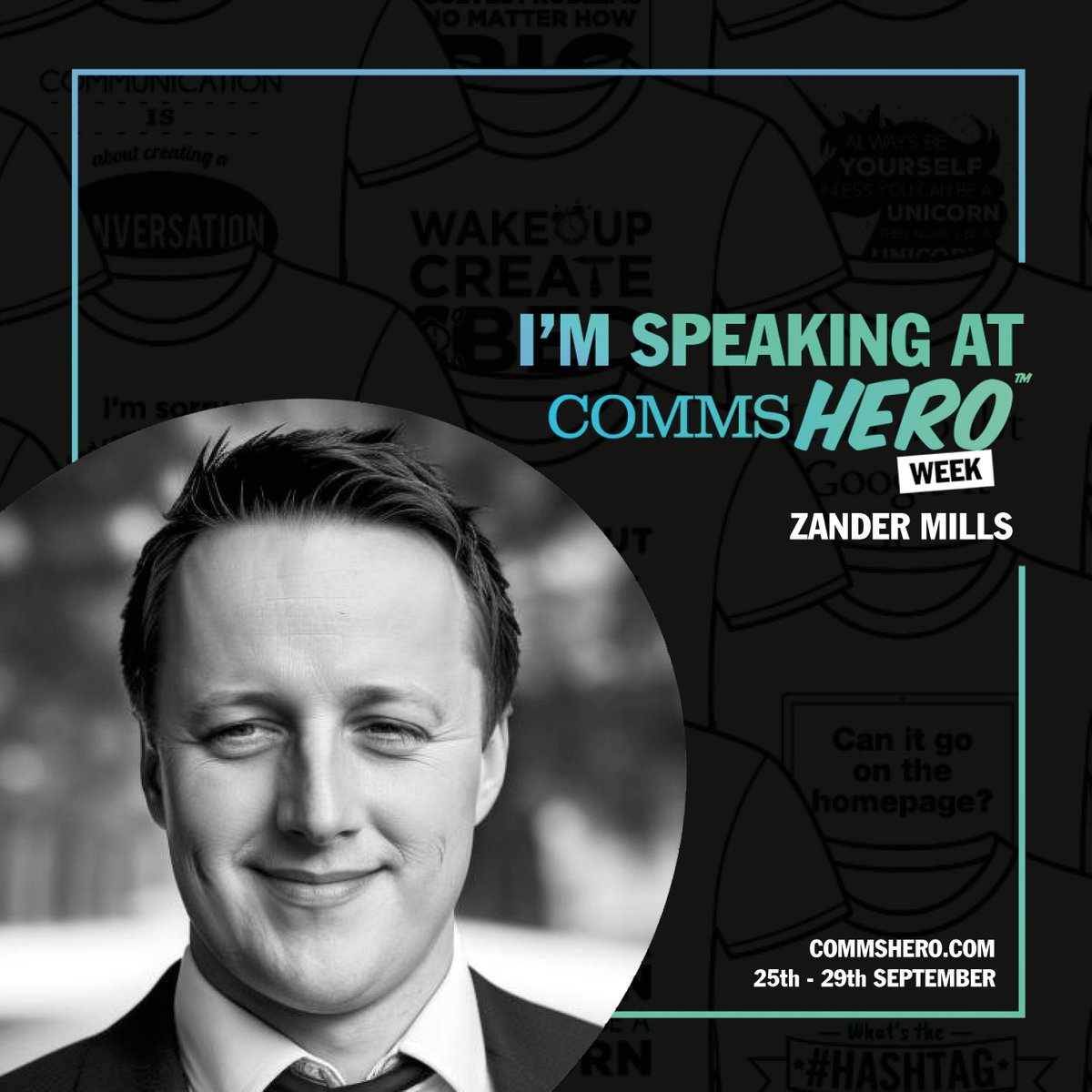 Speaker announcement! We're looking forward to Zander Mills' #CommsHero Week 2023 session. He'll be sharing his story on how he went from a complete @tiktok_uk novice 2 years ago, to running the most followed fire service account in the world. More here: ow.ly/FKSo50PLVBb
