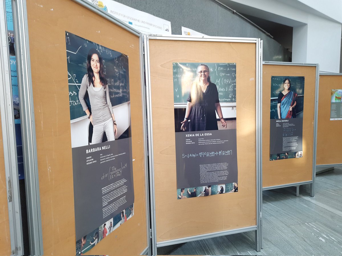 Portraits of women in mathematics from all over the world exhibited in Graz during the ÖMG Tagung 2023.

#womeninmath #oemg