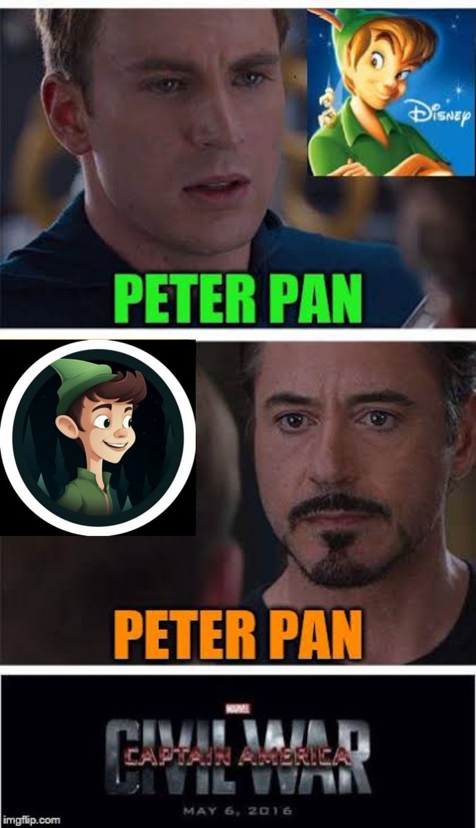 Raikokuten's tweet photo. @Peterpan_V2 @gerla9 My Submition @Peterpan_V2
#panfam #peterpan2.0 #crypto #memecontest https://t.co/WIxHwq4SE7