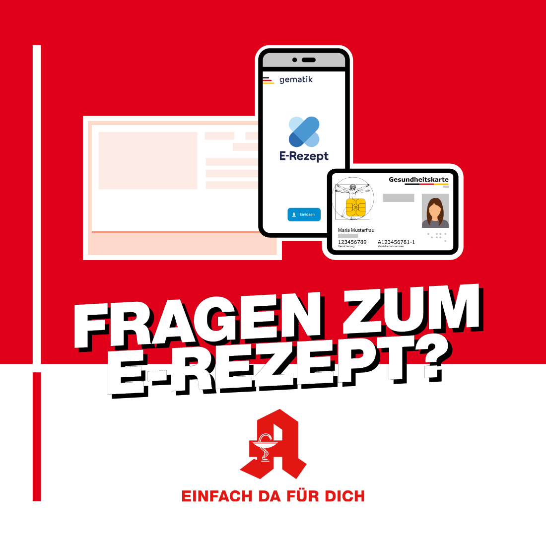 Das rosafarbene Rezept hat langsam ausgedient. Künftig werden Arztpraxen immer häufiger E-Rezepte ausstellen. 
📨
Dein Rezept wird digital gespeichert, konkret auf einem zentralen und sicheren Speicher in der Telematikinfrastruktur. Über deine Gesundheitskarte, die App “Das