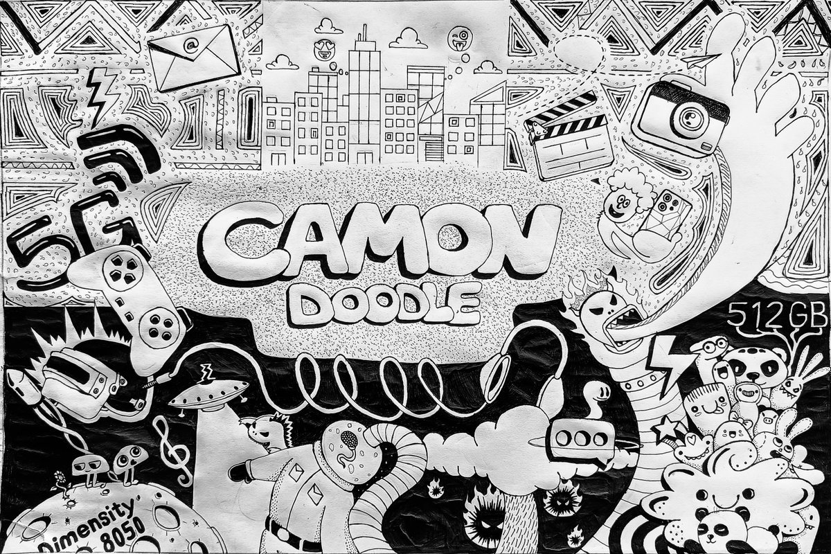 DejiXander's tweet photo. @TECNOMobileNG
My latest doodle artwork is all about my incredible journey as a mobile cinematographer, 2D animator, and graphic illustrator. 🎨📽️📱
#TECNOCamon20Doodle
#TECNOxMrDoodle
#CAMON20Doodle
#MobileCreativity
#DoodleArt https://t.co/9VRMT3zYT0