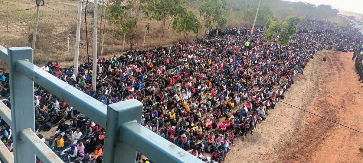 KDF recruitment Exercise for X-NYS at Embakasi-Nairobi. Mungu Saidia.
