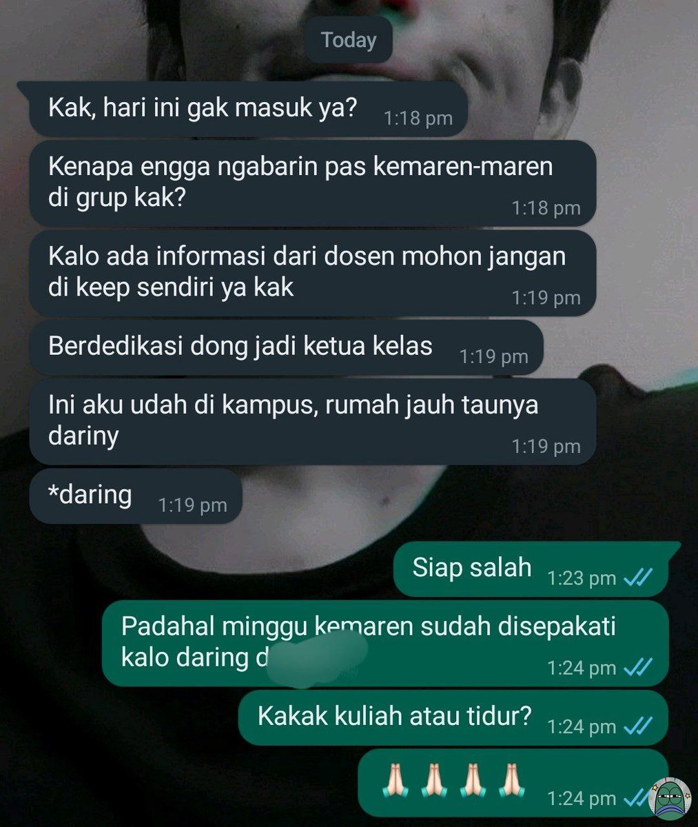 💚 siap salah dan tidak berdedikasi