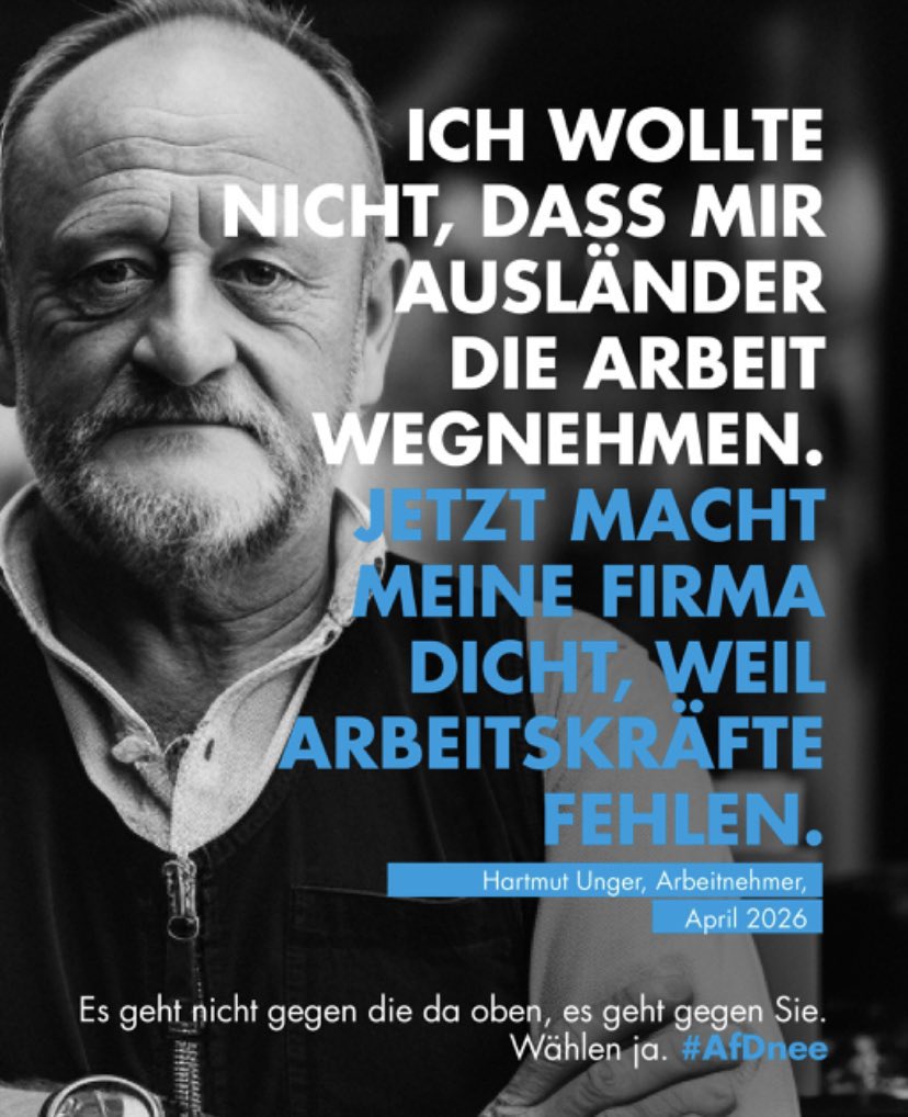 Alle einzeln. Man kann auch folgen <a href="/AfDnee/">AfDnee</a> 
#AfDnee, danke.