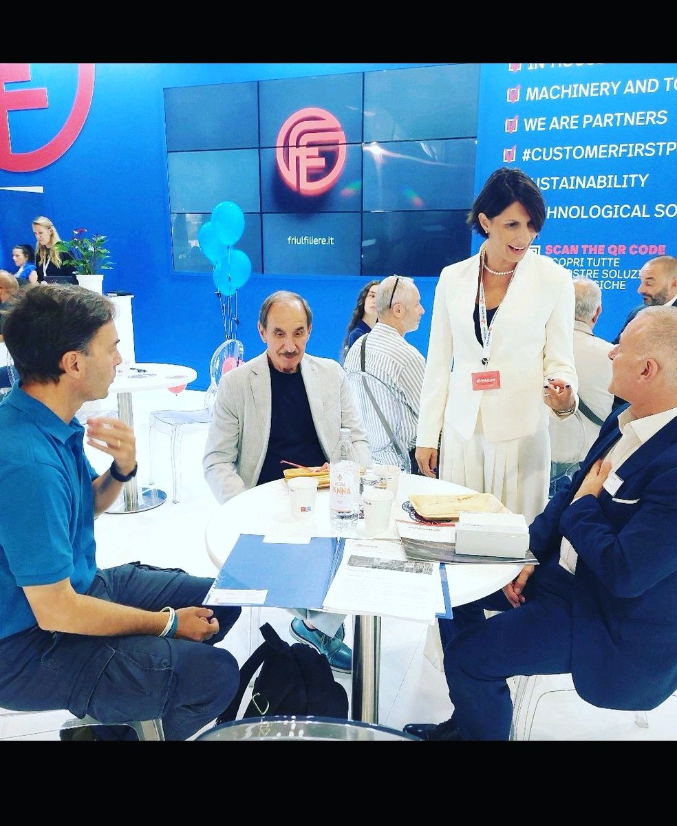 FriulFiliere1's tweet photo. A week just passed since this photo taken at our Stand at @PLASTexhibition, where new connections and synergies were born that will develop important working relationships.

People make the differences! 

Discover our Short Delivery page on our website:
👉 https://t.co/XDAlrVWGby https://t.co/oqEYnrWabi