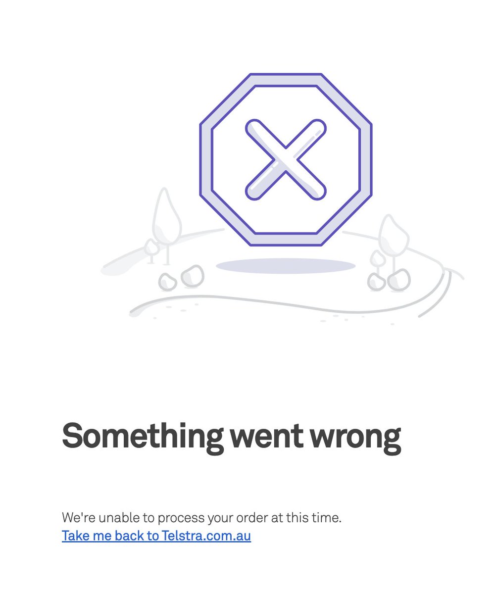 iOSBrett's tweet photo. @Telstra Tried Chrome instead of Safari and still the same. https://t.co/WdxOdat1OX