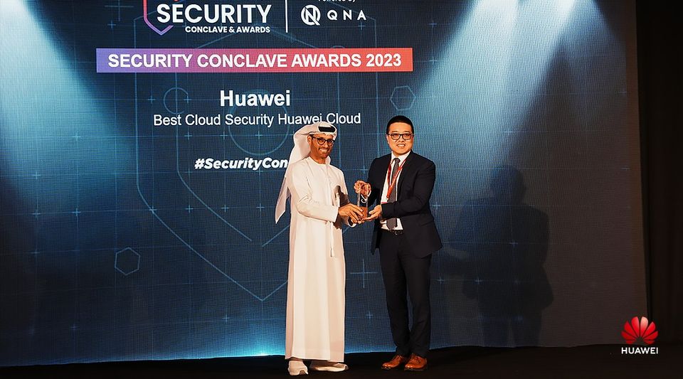 HuaweiCloudME's tweet photo. Huawei Cloud is honored to receive the Best Cloud Security Award by the UAE #CyberSecurity Council during the #SecurityConclave Awards 2023, reinforcing our dedication to a secure digital world.
Read more: https://t.co/pEeTf95uqV https://t.co/7cggHQuTUw