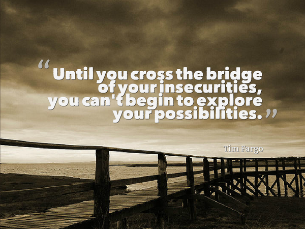 CreativeEMarket's tweet photo. Until you cross the bridge of your insecurities, you can't begin to explore your possibilities. #dailymotivation https://t.co/zEvPzWSrVi