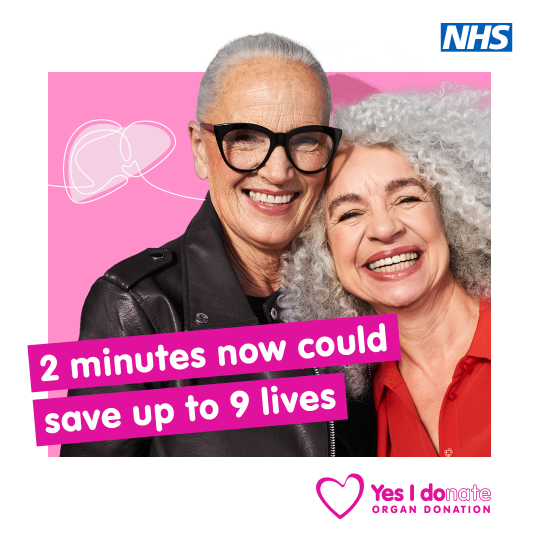 There are 7,000 people in the UK waiting for an organ transplant, but only around 1,400 donors a year. Two minutes now could save up to nine lives in future. This #OrganDonationWeek, confirm your decision to be an organ donor. organdonation.nhs.uk/register-your-…