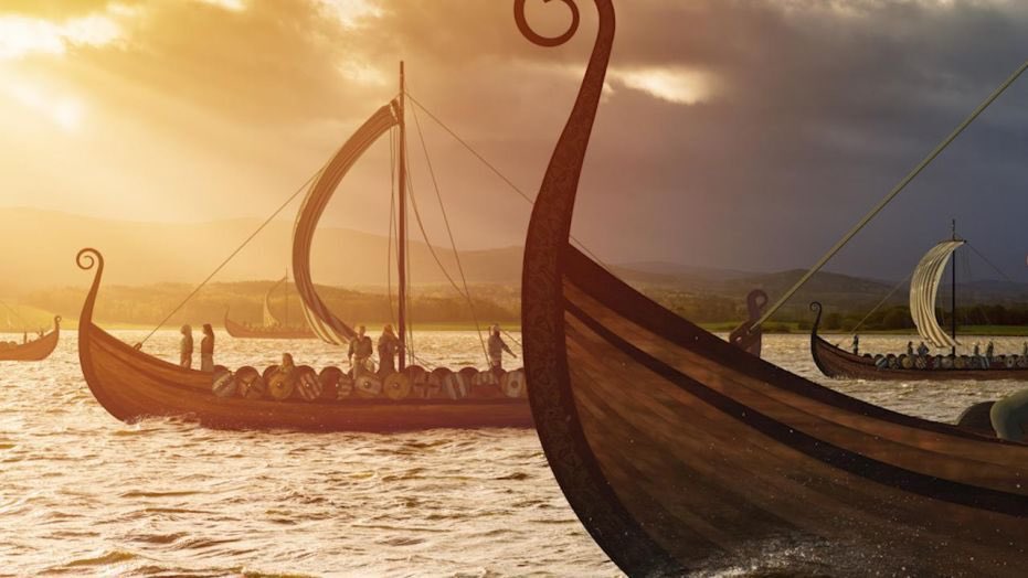 NorthAges's tweet photo. Harald Hardrada, king of Norway, and Tostig Godwineson, former earl of Northumbria, sailed up the River Ouse with a fleet of 300 ships #OTD in 1066. Before entering the Humber estuary they had harried the Northumbrian coast, setting Scarborough ablaze. https://t.co/ZPA0KQBxPA