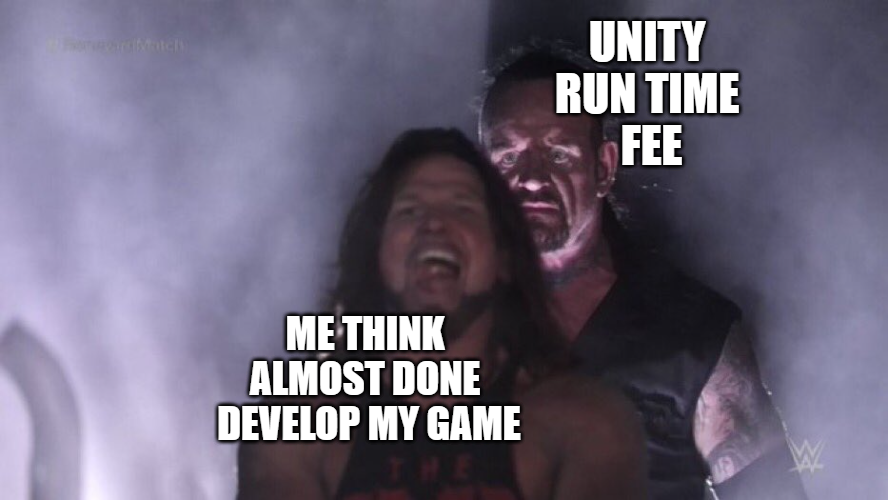 PhantasyOfEsula's tweet photo. Hahaha
 #unityruntimefee https://t.co/Iux0URrcES