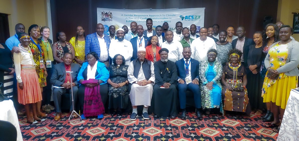 #ACS23 came to a close a week ago &amp; set the stage for #cop28. We applaud Government of Kenya, <a href="/_AfricanUnion/">African Union</a> &amp; its partners for providing a platform to bring the voices of religious leaders &amp; NGOs to the call for driving Africa’s green growth #climateactions, and solutions (1/4)