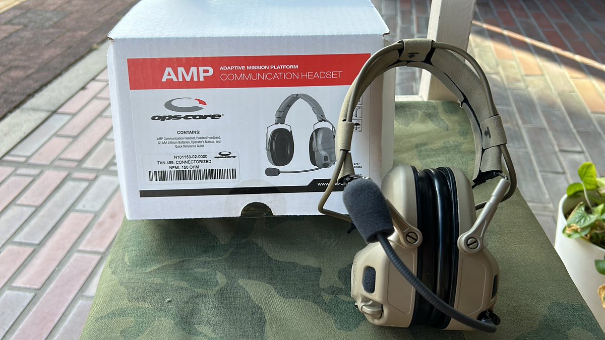 Ranger12261119's tweet image. オプスコアの最新のイヤマフ型コミュニケーションシステムです。
やっぱり純正ヘッドセット凄い‼️
#オプスコア
#AMP
#opscore