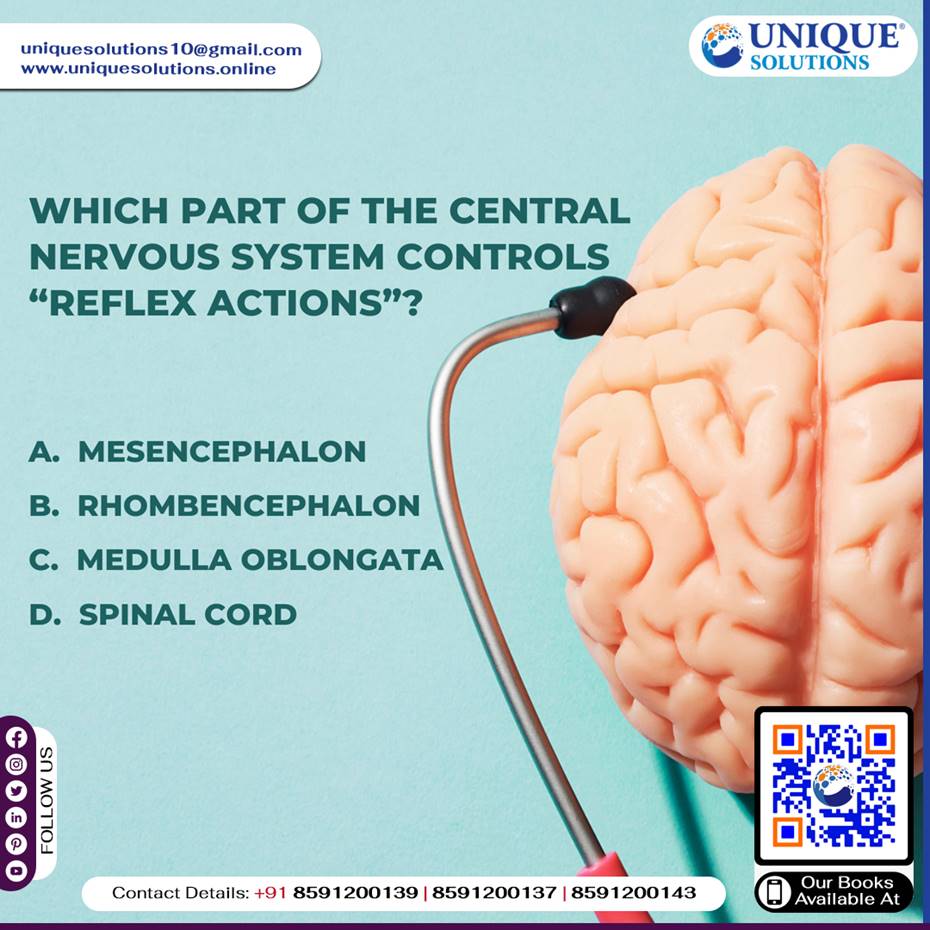 UniqueSolution_'s tweet photo. 🤯 Calling all CBSE 10th students! Ever wondered what part of the Central Nervous System pulls off those lightning-fast reflex actions?
#brainpower #quiztime #commentbelow #centralnervous #relfexaction #smartstudy #easystudy #BrainTeasers #CBSE #SSC #ICSE #UniqueSolutions https://t.co/YVOanVzlna