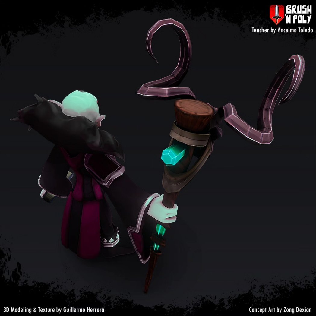 memosky24's tweet photo. Necromancer - 3D Character.
15 k Tris.
Texture - Handpainted. 
Concept Art - Zong Dexian.
Finished.
Teacher: Ancelmo Toledo. https://t.co/ULqqdFM8Nw