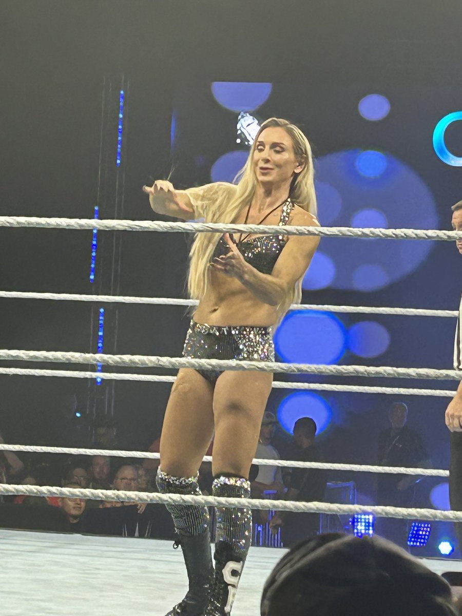 Kumarbhaiji's tweet photo. The Queen @MsCharlotteWWE #WWEBoise #WWE https://t.co/Zr6pYuf4cJ