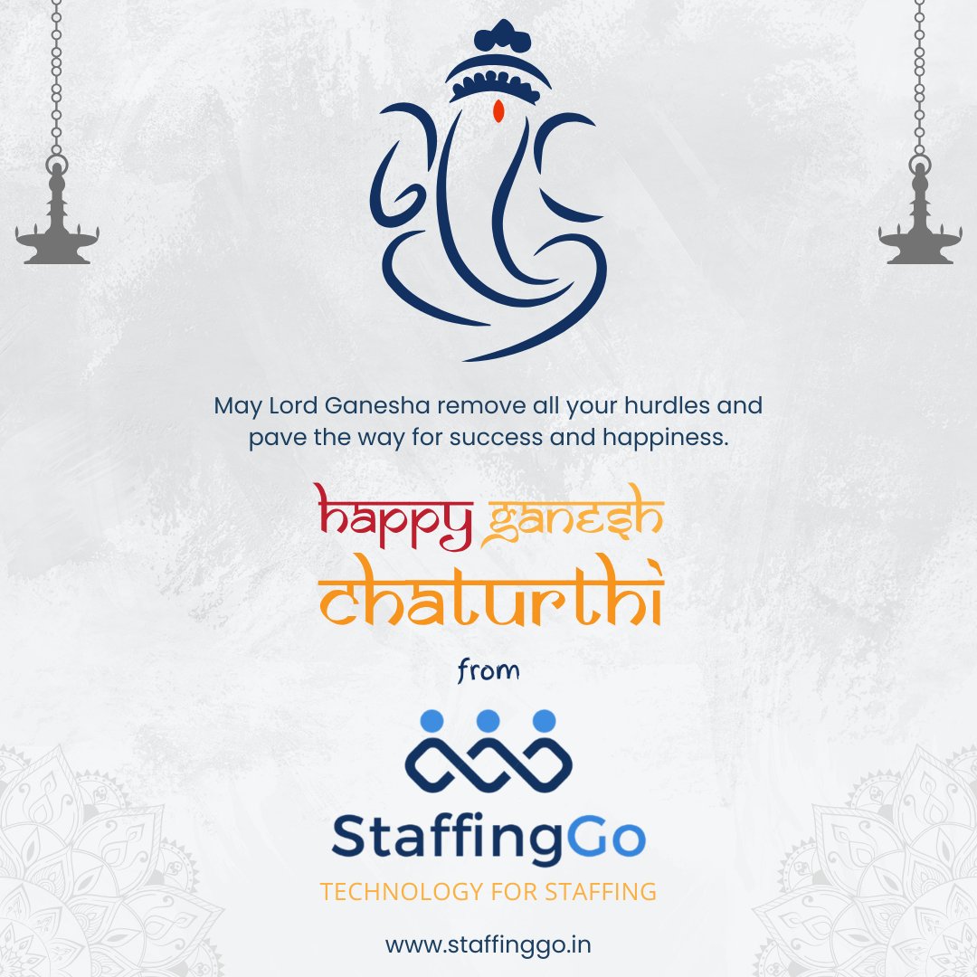 StaffingGo's tweet photo. Happy Ganesh Chaturthi 🙏 https://t.co/QY967tR4WA