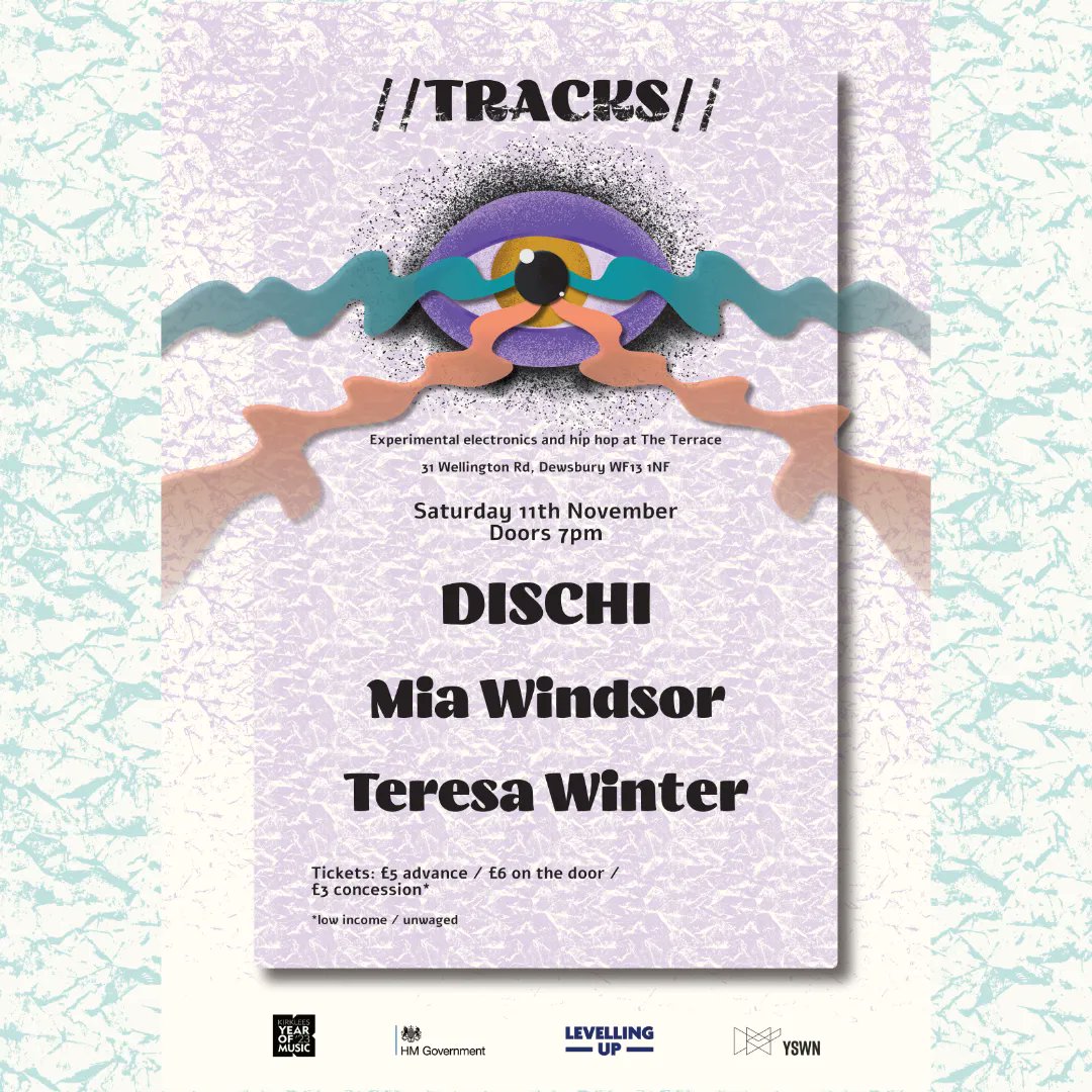 Yorkshire Sound Women Network (@yswn_) on Twitter photo NEW EVENTS! We've teamed up with <a href="/musicinkirklees/">Music in Kirklees</a> #KYOM23 for two gigs at @theterracedews that you won't want to miss. Electronica, folk, ambient and Indian classical from Kirklees and across the North.
TRACKS 1: Sat 4 Nov
TRACKS 2: Sat 11 Nov
More here: buff.ly/3Rmcnro NEW EVENTS! We've teamed up with <a href="/musicinkirklees/">Music in Kirklees</a> #KYOM23 for two gigs at @theterracedews that you won't want to miss. Electronica, folk, ambient and Indian classical from Kirklees and across the North.
TRACKS 1: Sat 4 Nov
TRACKS 2: Sat 11 Nov
More here: buff.ly/3Rmcnro