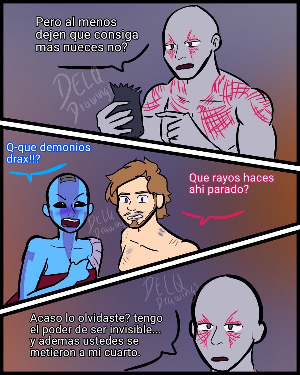 DELQ_Drawings's tweet photo. Déjà vu.
.
#quebula #NebulaxPeterQuill #GuardiansOfTheGalaxyVol3 #starlord #Nebula #grooth #peterquill #gotgv3 #guardianesdelagalaxia #marvel https://t.co/QNRbVYwEDA