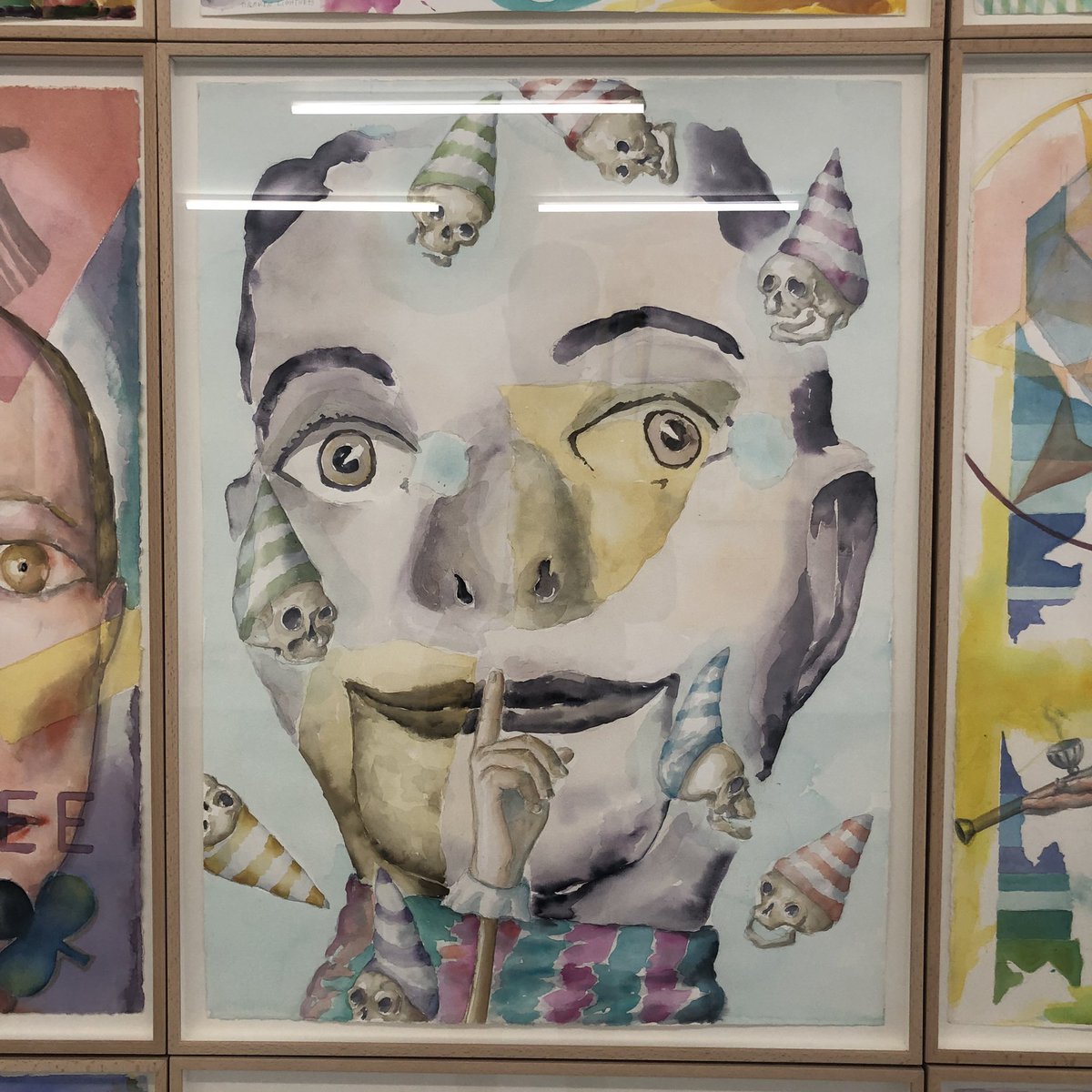 lucasfh1976's tweet photo. #anewdayhascome #comoenzaunnuevodía #ChemaCobo #LaOficinaGalería #escultura #acuarela #arte #sculpture #watercolour #art https://t.co/MwQQAFsPcD