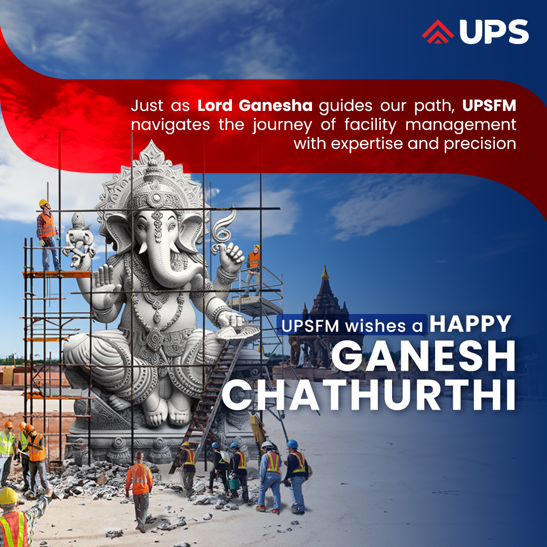 Wishing you a blessed Ganesh Chaturthi from UPSFM. May your facilities shine with excellence and your celebrations be filled with joy. Let's sculpt a brighter future together! 

#GaneshChaturthi #FacilityExcellence #UPSFM #Blessings #Prosperity #DivineBlessings