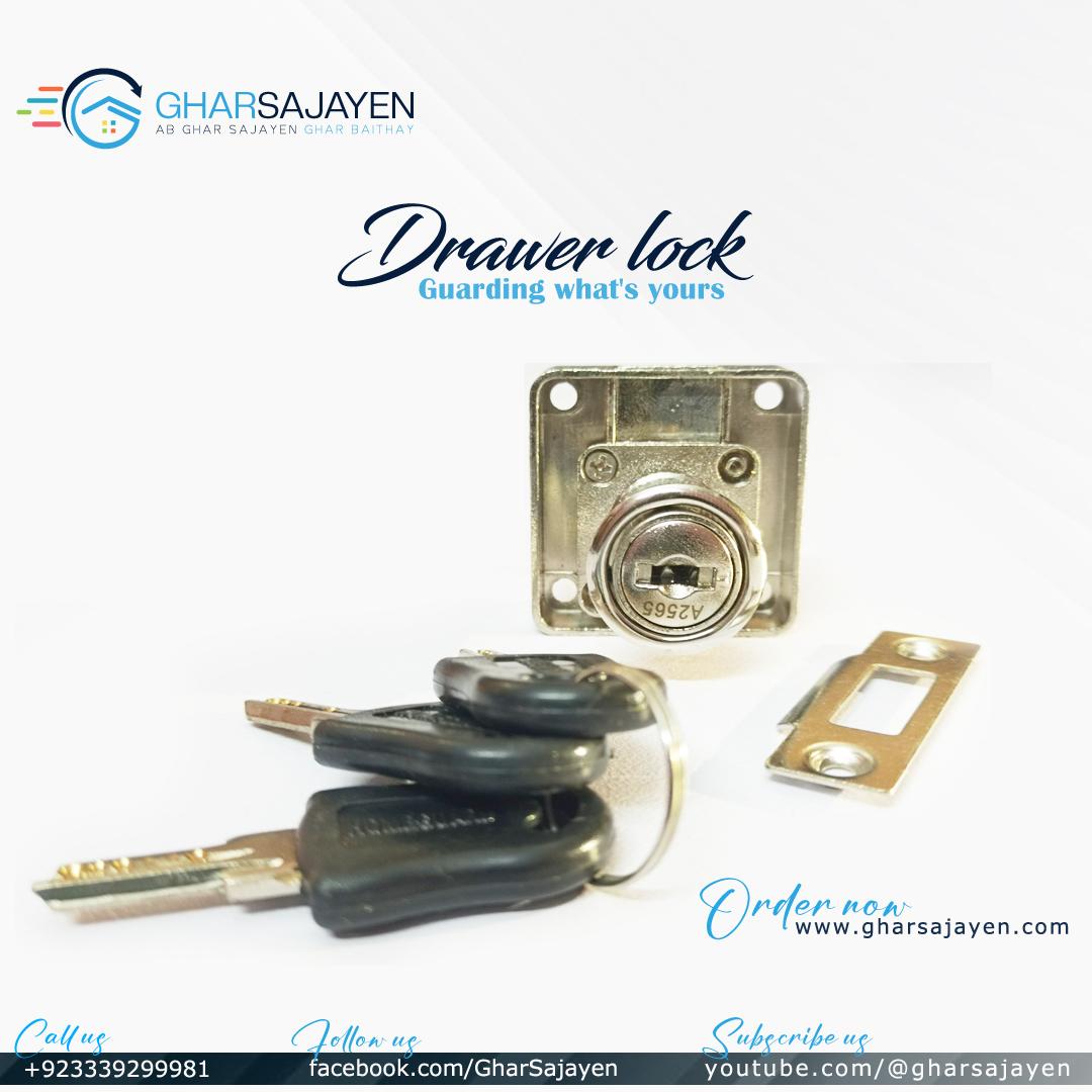 GharSajayen's tweet image. Guarding what is yours, drawer lock!
.
For Order: gharsajayen.com/product-catego…
.
For wholesale: wa.me/923339299981
.
Subscribe:youtube.com/@gharsajayen
.
#Drawerlock #Drawerlockdesign #Drawerlockset  #gharsajayen #hardwarestore #onlinestore #shoponline #karachi #Pakistan