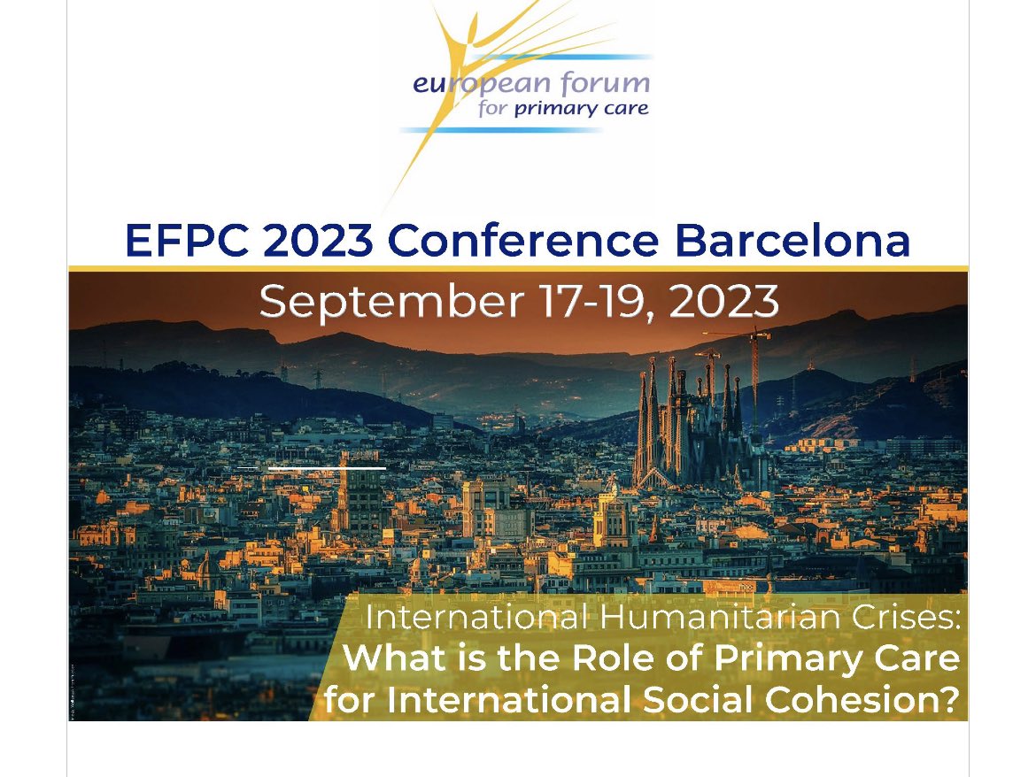 Looking forward to the @PrimaryCare4um conference in Barcelona! Every European citizen should have access to safe nutritional &amp; dietary care. <a href="/efad_org/">EFAD</a>
