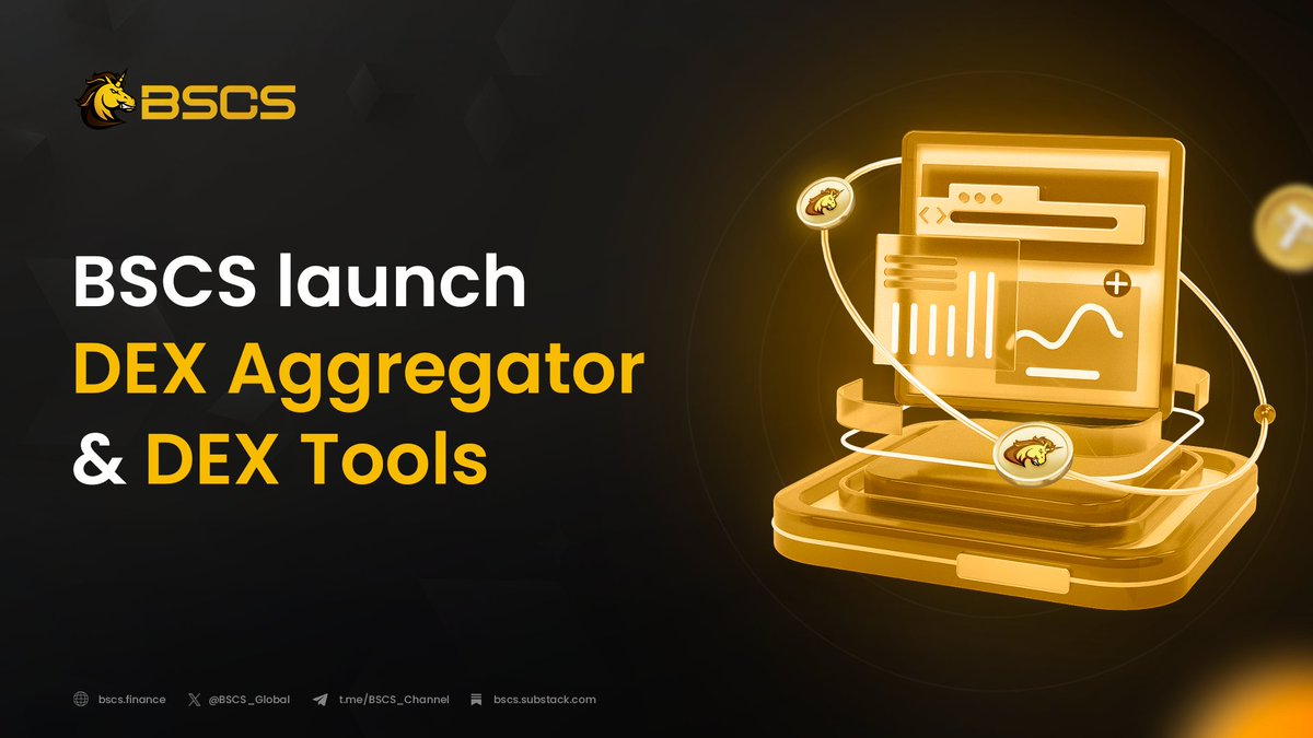 BSCS_Global's tweet photo. 💥 @BSCS_Global Official Launch DEX Aggregator & DEX Tools! 💥

💎 BSCS DEX Aggregator & BSCS DEX Tools offer an all-in-one solution to streamline your #DeFi experience

👉 Try it out at: https://t.co/1wkyxfAhM1

💎 BSCS DEX Aggregator - What's in Store for You
✨ Unrivaled Liquidity
✨ Transparent Information
✨ Customizable Slippage Control
✨ And more to explore

💎 BSCS DEX Tools - The Power is Yours
🤖 Trading Bot
�� DEX Tracking

🚀 Our features are designed to empower you to unlock the full potential of DeFi

👉 Learn more at: https://t.co/6HQZL95kJr

#BSCS #DeFi #Blockchain #DEX