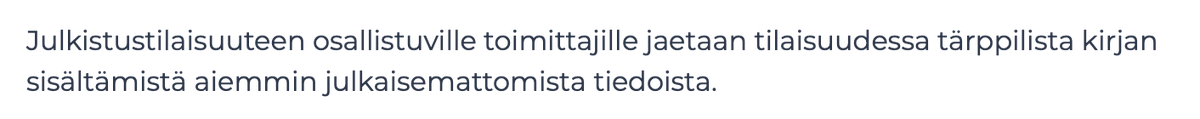 saisikohan sieltä kopion Miten Suomi päätti voittaa koronan -kirjasta, kun se taitaa olla ennen julkaisematon