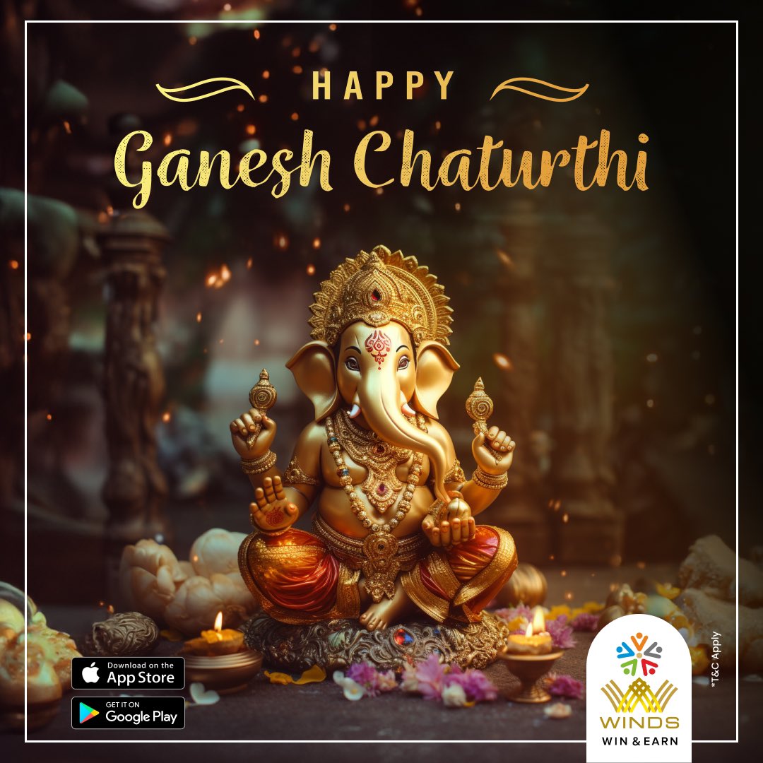 windsapp's tweet photo. Wishing you all a Happy Ganesh Chaturthi 🌺

#Ganesh #GaneshChaturthi #Ganeshutsav #GaneshFestival #Festive #Topical #Trending #India #IncredibleIndia #Potd https://t.co/20qLqrg2RH