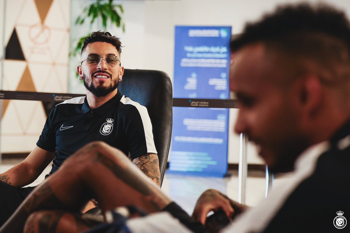 AlNassrFC_EN's tweet photo. We’re off to Iran 🛫 https://t.co/0LsPjWuPgg