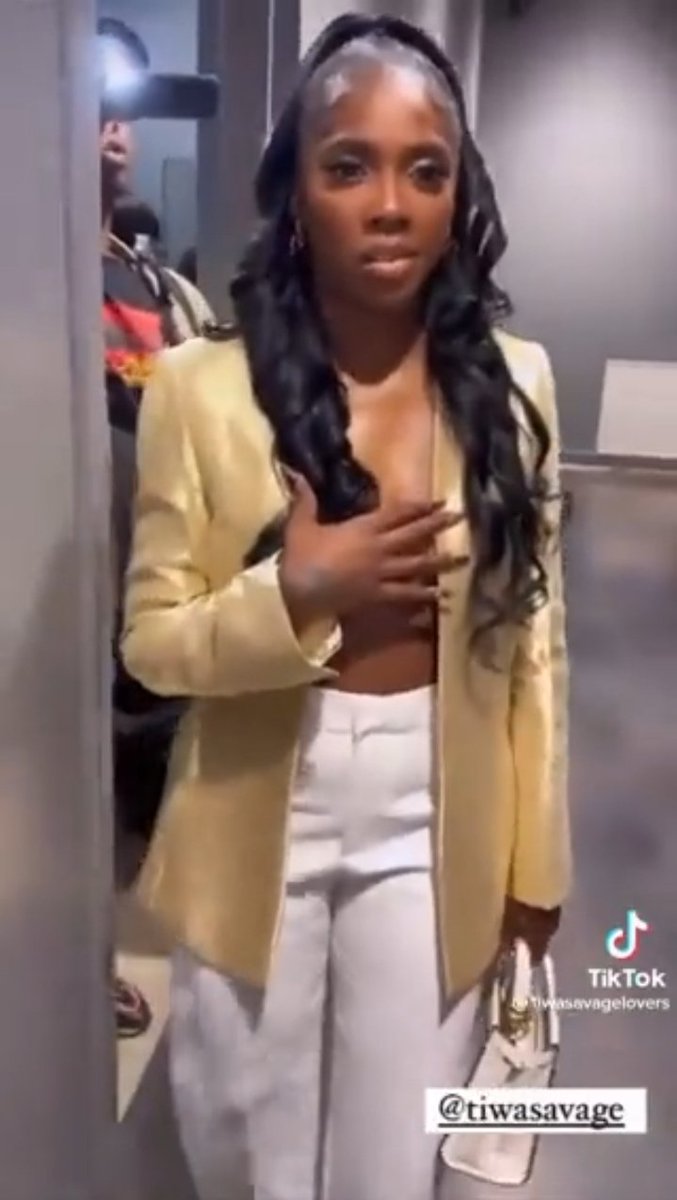 Look at Tiwa Savage, a public figure, dressing half naked to an  international show. Her breast even popped out of her dress.🤦 This is why  she is st - Thread from Editi