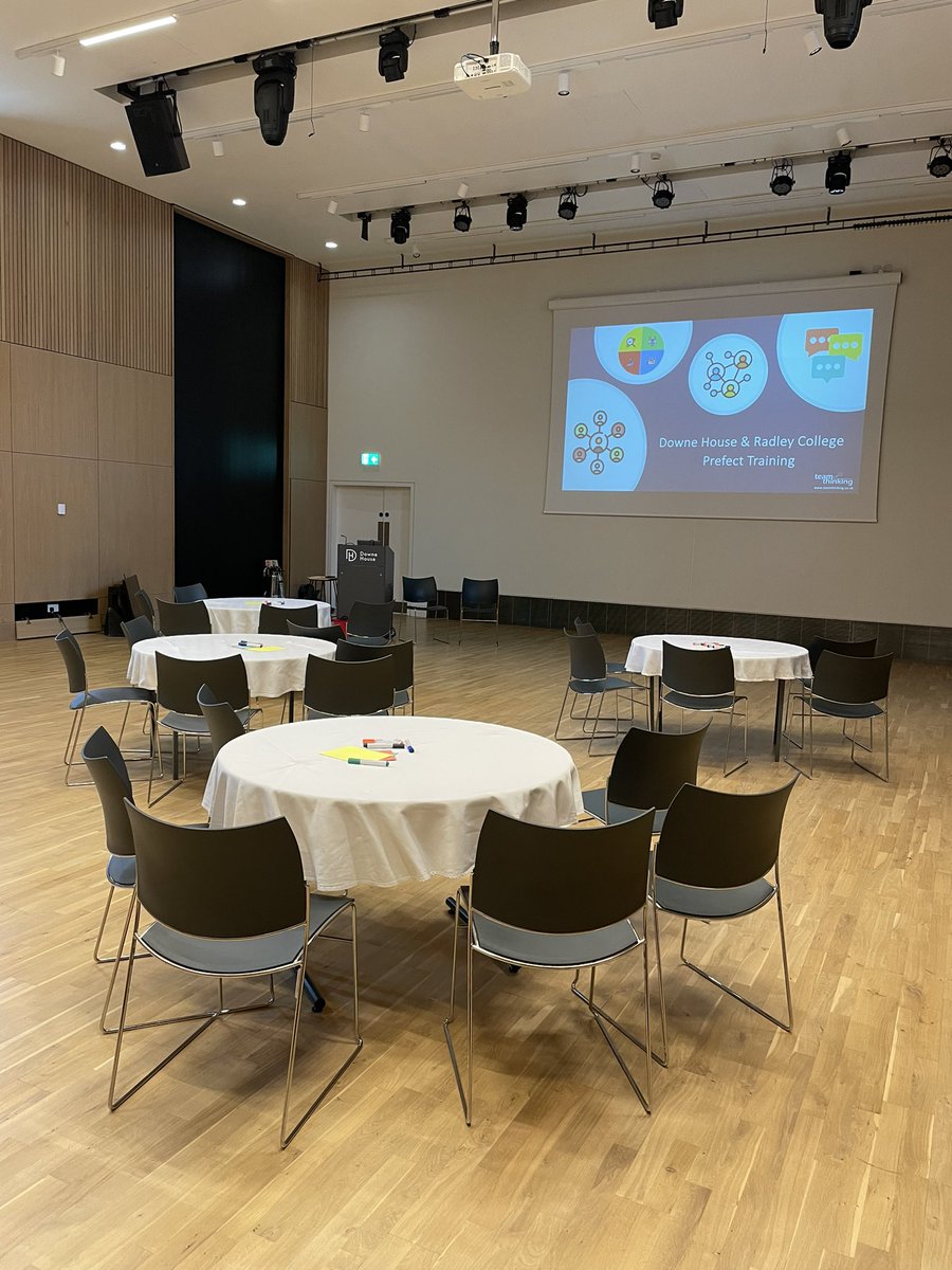 teamthinking's tweet photo. We were at @DowneHouse yesterday, working with the Year 13 Prefects to help develop their leadership skills. We were also joined by the Prefects from @RadleyCollege too. A great day &amp; we wish all the students a successful year ahead. 

#studentleadership #indepedenteducation https://t.co/8ul6MCR0vV