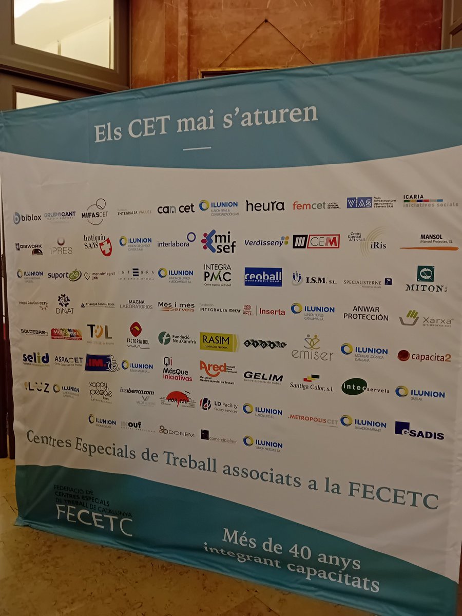 Hoy estamos en <a href="/FomentTreball/">Foment del Treball Nacional</a> en la jornada organizada por @FECETC donde tendremos ocasion de compartir espacio para hablar sobre inclusión y diversidad en las empresas.Contentos de compartir experiencias y trabajar en un fin comun: crear un mundo mas respetuoso con la diversidad