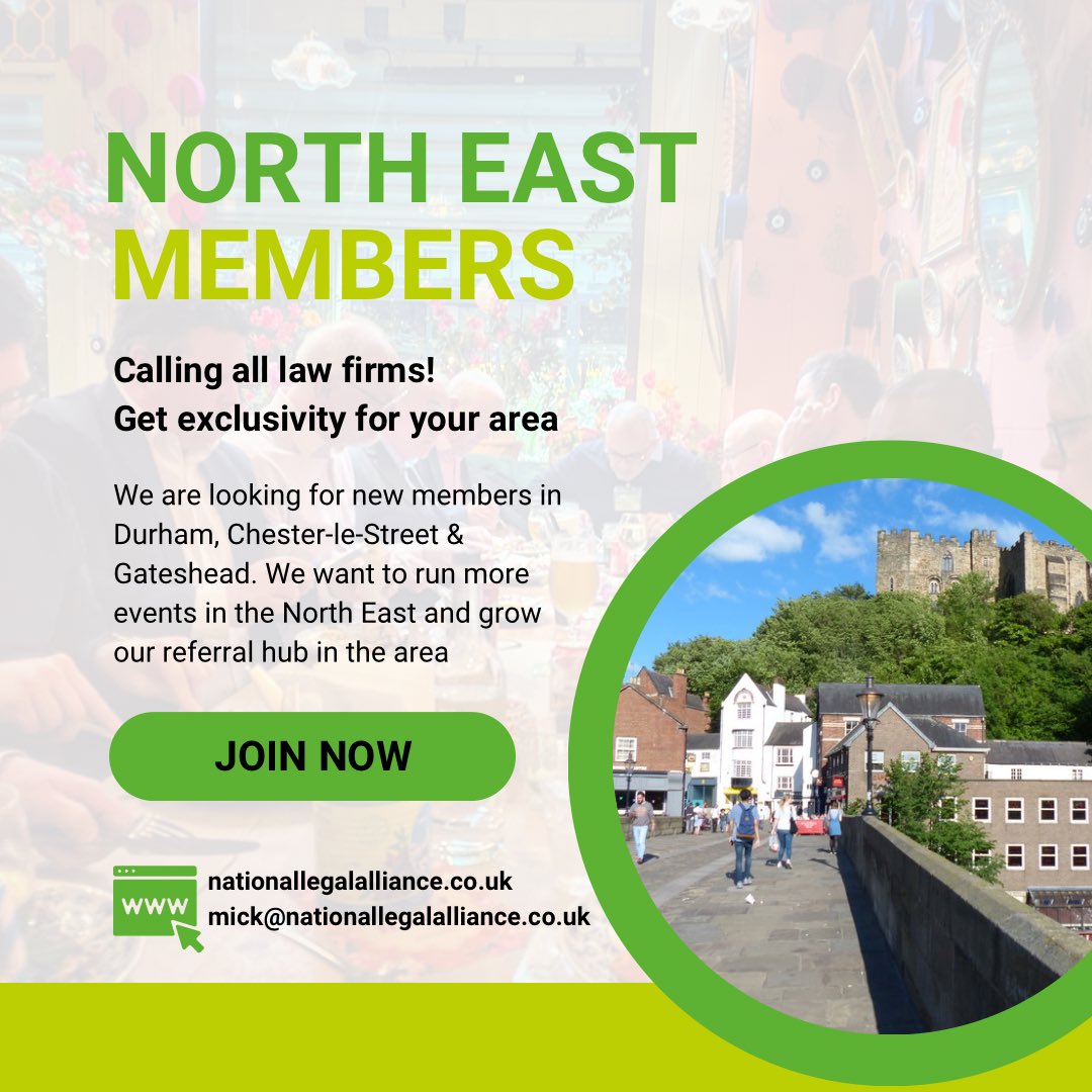 Calling all law firms in the North East…

#lawfirm #businessdevelopment #reducecosts #durham #chesterlestreet #gateshead