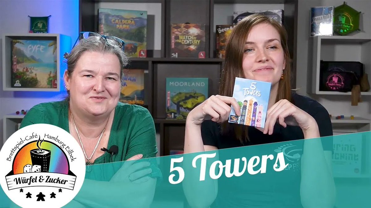 Für uns schon fast ein alter Hut, weil wir das Spiel schon seit Monaten hart feiern und es kaum erwarten konnten, es euch endlich allen zu zeigen; 5 Towers, die kleine feine Neuheit von @DeepPrintGames <a href="/pegasusspiele/">Pegasus Spiele</a> 
Neu auf unserem YouTube Kanal youtu.be/lus5loWfAtI