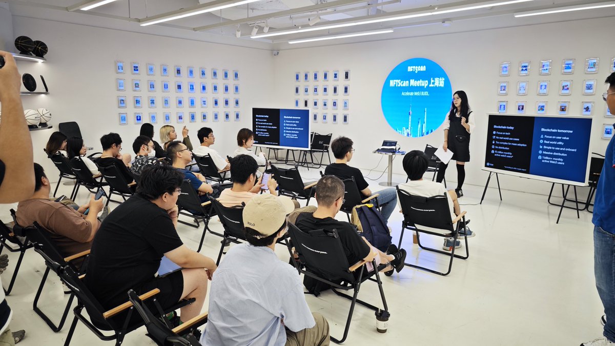 MetaSMarket's tweet photo. @nftscan_com 2023 Shanghai international Blockchain week.

#NFTScan 
#MetaStreetMarket 
#BLOCKCHAIN 
#NFT https://t.co/UbexnzCbeV
