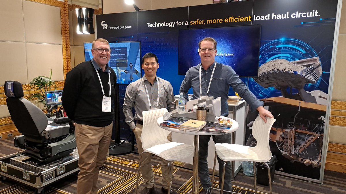 Excited to showcase our digital solutions at #FOMPerth! Our team is ready to meet you and show you how we're shaping a safer, more productive, and sustainable future for global mining. Come join the fun at our payload monitoring Ttitan3330 virtual experience.  #CRPoweredByEpiroc