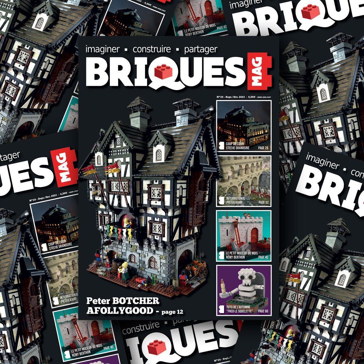 Découvrez le N°24 de <a href="/BriquesMag/">briques mag</a>  76 pages d'infos sur votre passion des #LEGO avec <a href="/LEGO_Group/">LEGO</a> #legomasters