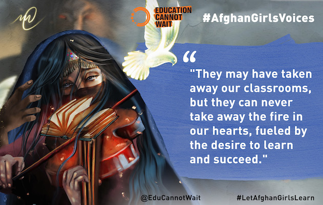 Andy Vermaut shares:Multilingual #AfghanGirlsVoices Campaign to Return Millions Back to School: NAIROBI, Sep 18 (IPS) - A Taliban edict is rolling back time in Afghanistan after access to education for all Afghan girls over the age of 12 was… Thank you. globalissues.org/news/2023/09/1…