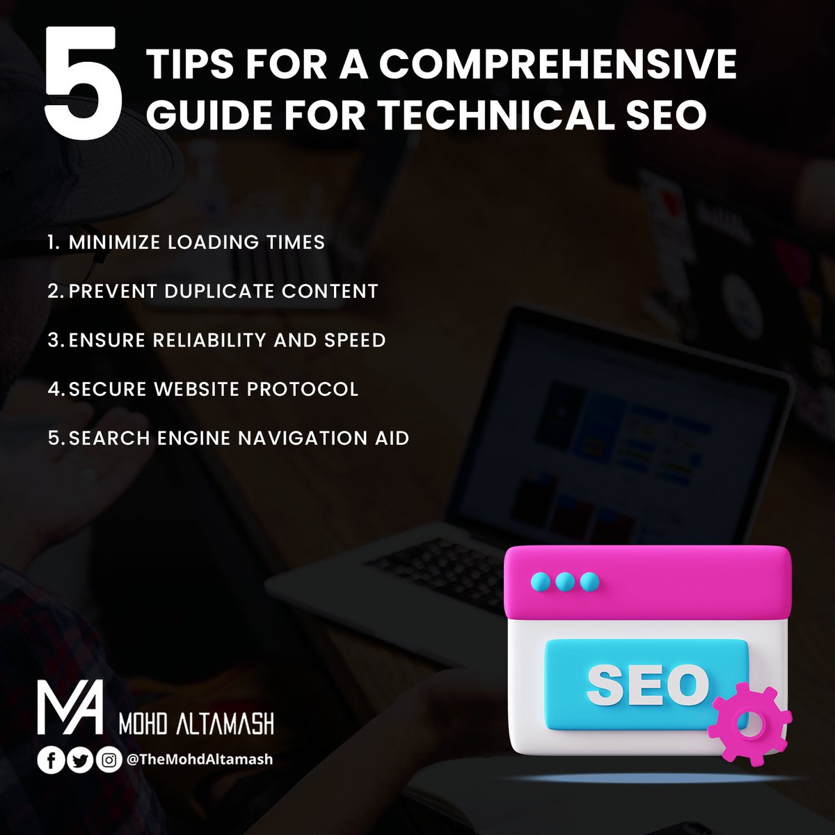A comprehensive guide to technical SEO covers a wide range of factors and best practices that can help improve your website's search engine rankings and overall performance.

#TechnicalSEO #SEOStrategy #SearchEngineOptimization #WebsiteOptimization #SEOBestPractices #SEOTips