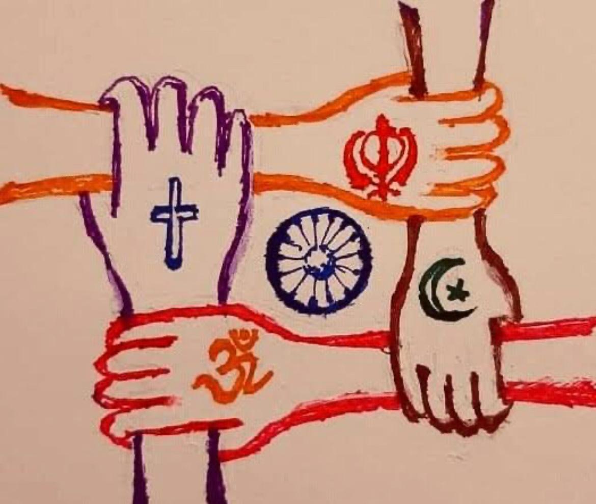 'Harmony in Diversity: Celebrating Unity Together 🕊️🌟'
#CommunalHarmony #UnityInDiversity #HarmonyTogether #OneNation #DiverseIndia #ToleranceMatters #EmbraceDiversity #TogetherWeStand #CulturalUnity #PeacefulCoexistence #RespectDifferences #InclusiveSociety #StrengthInUnity
